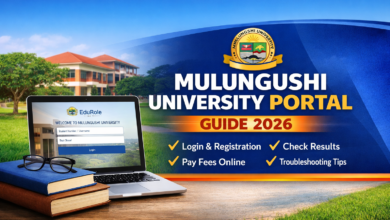 Mulungushi University Portal Login 2026 Zambia | MU Student Portal Guide, Results, Registration & Fees