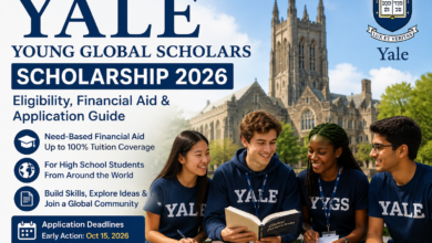 Yale Young Global Scholars Scholarship 2026: Eligibility, Financial Aid & Application Guide