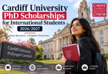 Cardiff University PhD Scholarships for International Students 2026/2027: Funding, Requirements & How to Apply